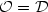 $\mbox{${\cal O}$}= \mbox{${\cal D}$}$